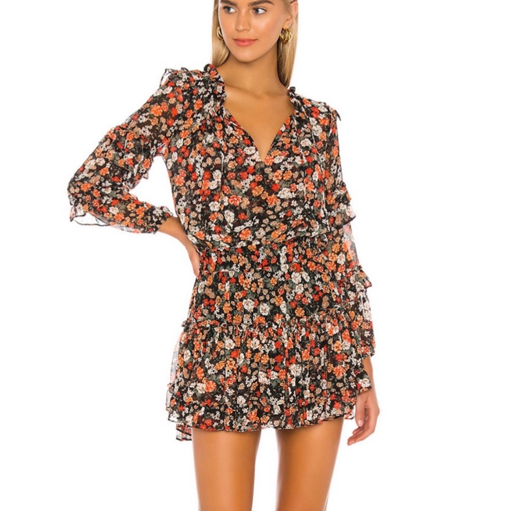 Misa Los Angeles Rizou Dress Safari Floral